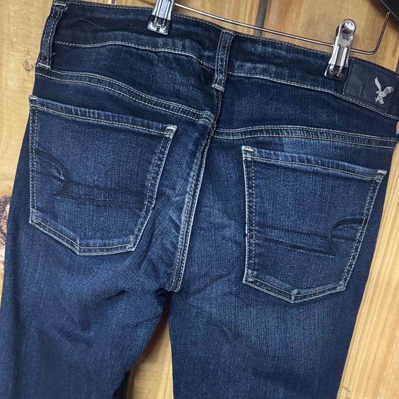 American Eagle Outfitters Dark Blue Skinny Jeans - Picture 5 of 6